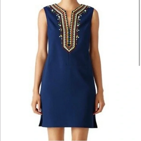 Tory Burch V- Neck Mini Dress